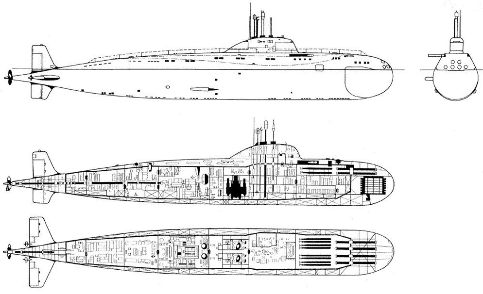 'Подводные минные заградители типа «Ленинец» XI серии' (описание конструкции)